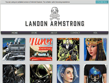 Tablet Screenshot of landonlarmstrong.com